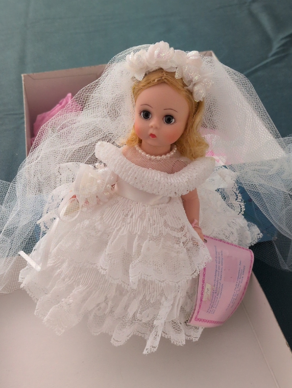 vintage madame alexander bride doll.
